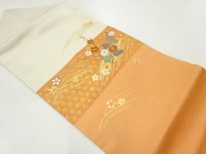 花筏模様刺繍名古屋帯